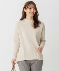 自由区 / ジユウク ニット・セーター | 【洗える】ウールカシミヤブレンド オフネックプルオーバーニット