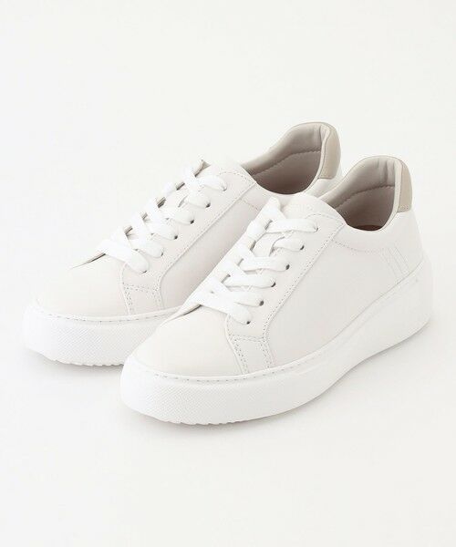 自由区/ジユウク 【カタログ掲載】プラットフォームスニーカー [新色]オフ×ベージュ 24H