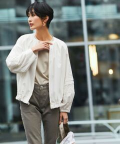 自由区 / ジユウク ブルゾン | 【XSサイズ〜/洗える】エンブロイダリー ブルゾン