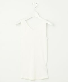 自由区 / ジユウク タンクトップ | 【洗える】リブタンクトップ