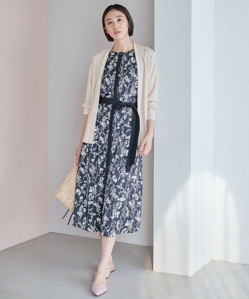 自由区 / ジユウク ドレス | 【ご好評につき追加生産・新色追加】ハーバルフロープリント ワンピース | 詳細9