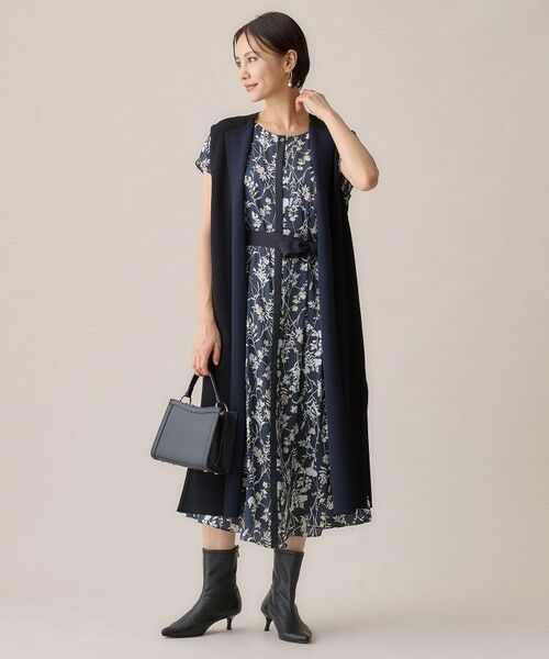 自由区 / ジユウク ドレス | 【ご好評につき追加生産・新色追加】ハーバルフロープリント ワンピース | 詳細10