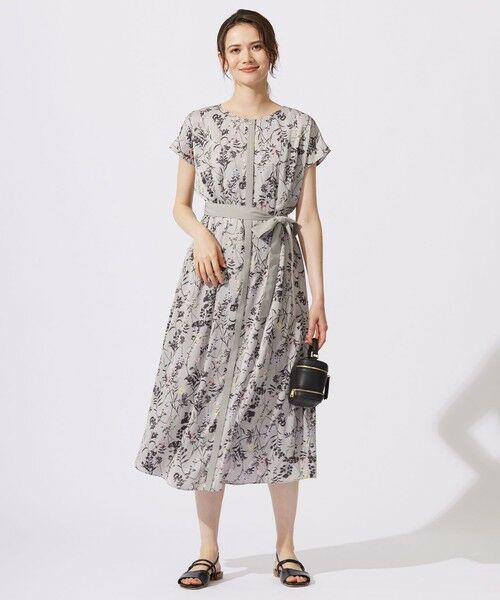 自由区 / ジユウク ドレス | 【ご好評につき追加生産・新色追加】ハーバルフロープリント ワンピース | 詳細26
