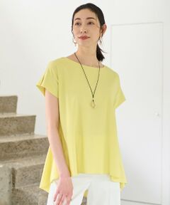 【WEB限定】【UVケア・吸汗速乾・洗える・XSサイズあり】ファンクショナルツイストジャージー カットソー