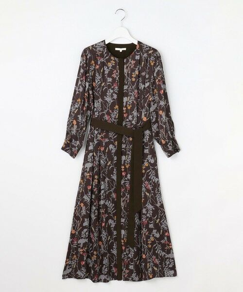 自由区 / ジユウク ロング・マキシ丈ワンピース | 【WEB&一部店舗限定】ハーバルフロープリント8分袖 ワンピース | 詳細16