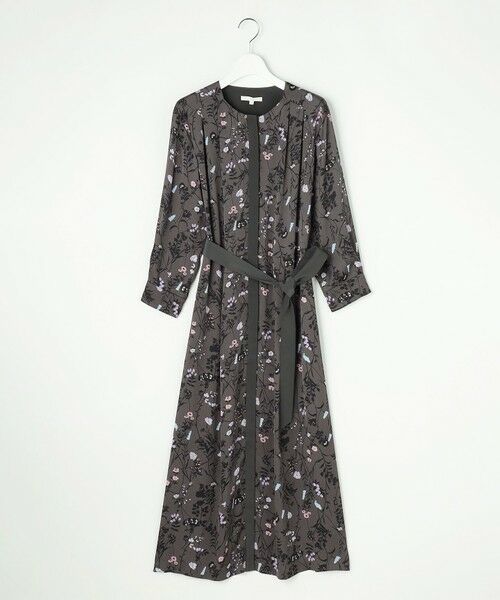 自由区 / ジユウク ロング・マキシ丈ワンピース | 【WEB&一部店舗限定】ハーバルフロープリント8分袖 ワンピース | 詳細20