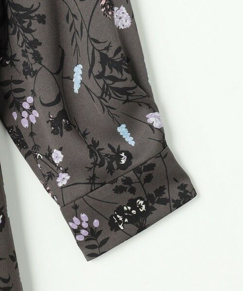 自由区 / ジユウク ロング・マキシ丈ワンピース | 【WEB&一部店舗限定】ハーバルフロープリント8分袖 ワンピース | 詳細23