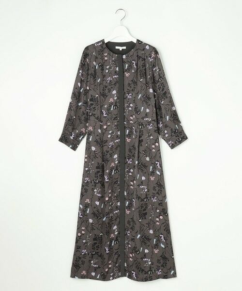 自由区 / ジユウク ロング・マキシ丈ワンピース | 【WEB&一部店舗限定】ハーバルフロープリント8分袖 ワンピース | 詳細30