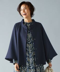 自由区 / ジユウク テーラードジャケット | ライトウールダブルクロススタンドカラー ジャケット