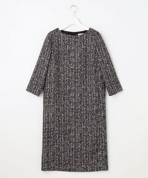 自由区 / ジユウク ロング・マキシ丈ワンピース | プリントジャガードストレッチ ワンピース | 詳細18