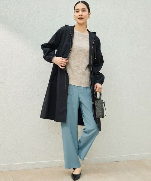 自由区 / ジユウク その他アウター | 【撥水加工・UVケア・洗える】ライトグログランフーデッド コート | 詳細18