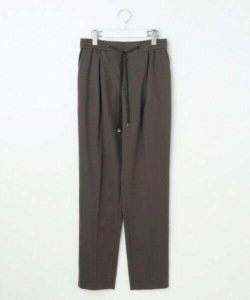 自由区 / ジユウク その他パンツ | ライトフィールジャージータックテーパード パンツ（[新色]グレー）