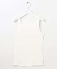 自由区 / ジユウク タンクトップ | 【洗える】ソフトリブテレコ タンクトップ