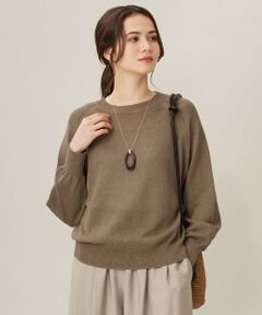 自由区 / ジユウク ニット・セーター | 【洗える】ペーパーブレンドプルオーバー ニット