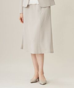 自由区 / ジユウク ミニ・ひざ丈スカート | 【セットアップ対応・UVカット・接触冷感・洗える】ライトストレッチフレア スカート