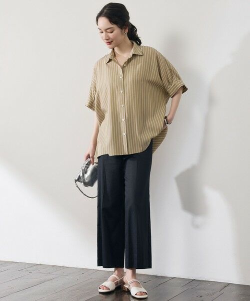 自由区 / ジユウク シャツ・ブラウス | 【カタログ掲載・定番人気・新色追加】リヨセルポプリン ブラウス | 詳細28