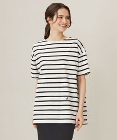 自由区 / ジユウク カットソー | 【洗える】ボーダーワイドBIG Tシャツ