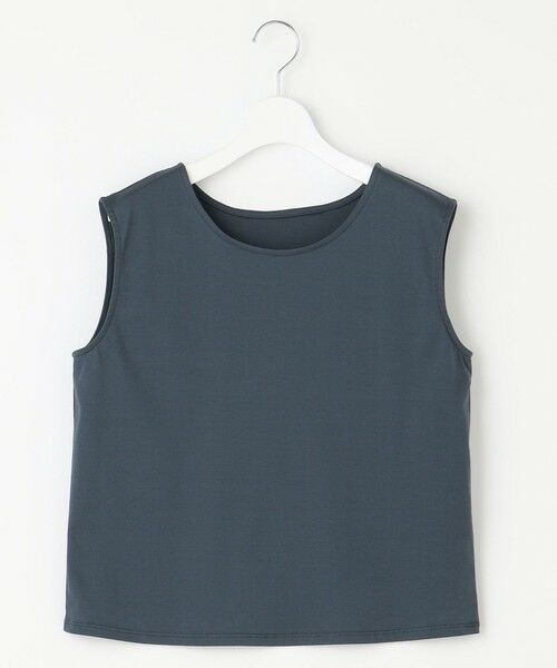 自由区　洗える　レースEDGE Tシャツ＆インナータンクトップセット トップス 洗える】レースEDGE Tシャツ＆インナータンクトップセット