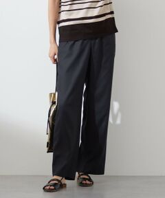 自由区 / ジユウク その他パンツ | 【カタログ掲載・洗える】フルダルスパンマイクロピーチワイドストレート パンツ