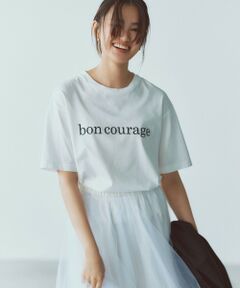 【カタログ掲載・洗える】ボンクラージュロゴ Tシャツ