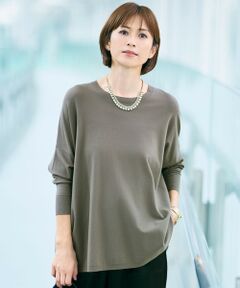 自由区 / ジユウク ニット・セーター | 【WEB限定カラーあり】レーヨンストレッチ ニットT