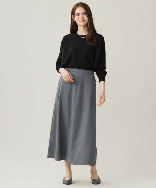 自由区 / ジユウク ニット・セーター | 【WEB限定カラーあり】レーヨンストレッチ ニットT | 詳細16