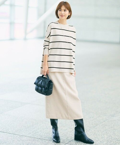 自由区 / ジユウク ニット・セーター | 【WEB限定カラーあり】レーヨンストレッチ ニットT | 詳細19