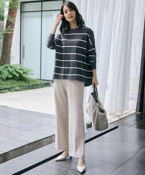 自由区 / ジユウク ニット・セーター | 【WEB限定カラーあり】レーヨンストレッチ ニットT | 詳細24