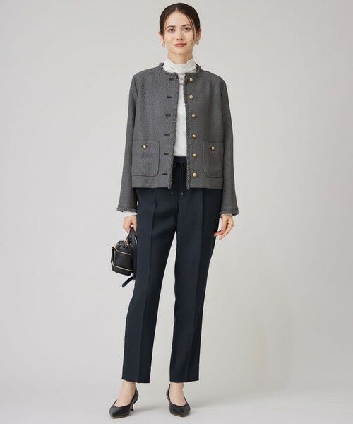 自由区 / ジユウク ノーカラージャケット | 【SHIHOさん着用】ブライトリングツイード ジャケット | 詳細6