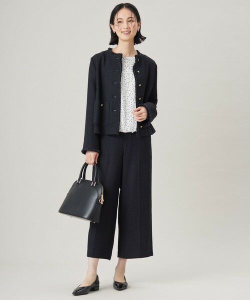 自由区 / ジユウク ノーカラージャケット | 【SHIHOさん着用】ブライトリングツイード ジャケット | 詳細20