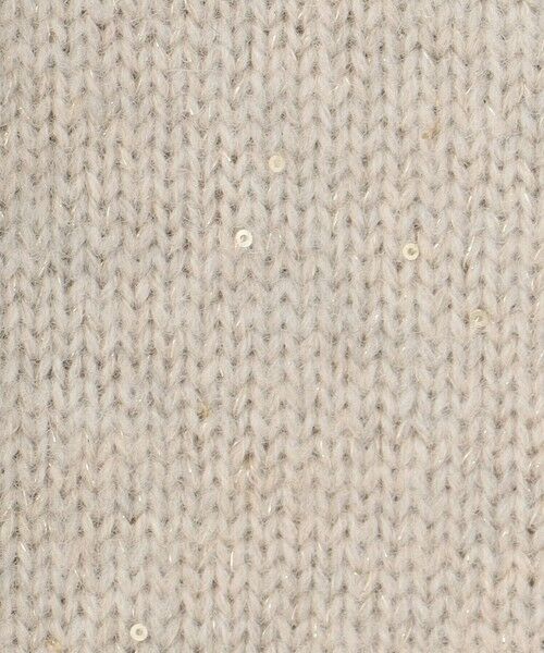 自由区 / ジユウク ニット・セーター | 【洗える】ウールカシミヤブレンドラメスパンコールクルーネック ニット | 詳細4