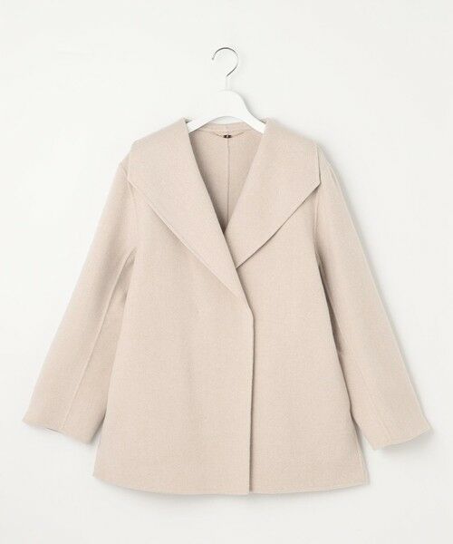 自由区 / ジユウク その他アウター | ウールリバーショート コート | 詳細4