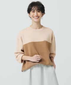 自由区 / ジユウク ニット・セーター | 【カタログ掲載・セットアップ対応・洗える】スムージーブロッキング ニット