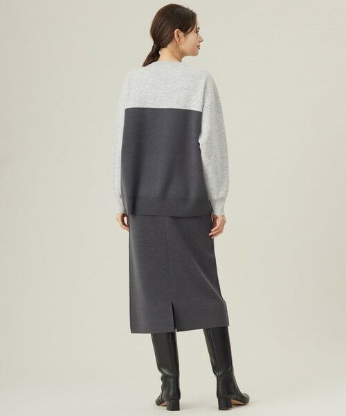 自由区 / ジユウク ニット・セーター | 【カタログ掲載・セットアップ対応・洗える】スムージーブロッキング ニット | 詳細8