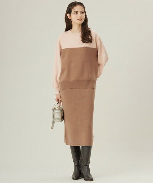 自由区 / ジユウク ニット・セーター | 【カタログ掲載・セットアップ対応・洗える】スムージーブロッキング ニット | 詳細12