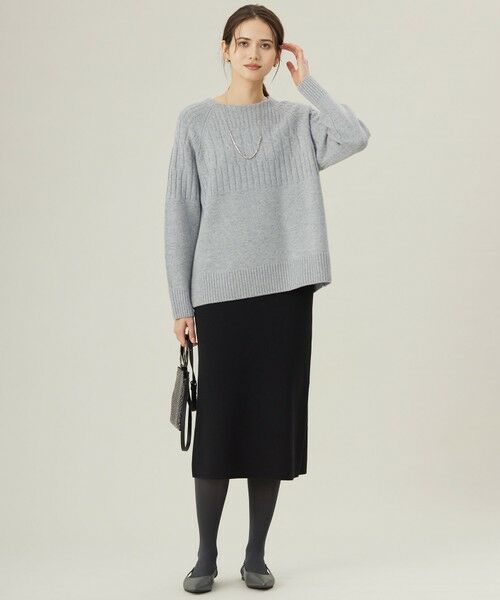 自由区 / ジユウク ミニ・ひざ丈スカート | 【カタログ掲載・セットアップ対応・洗える】スムージーニット スカート | 詳細15