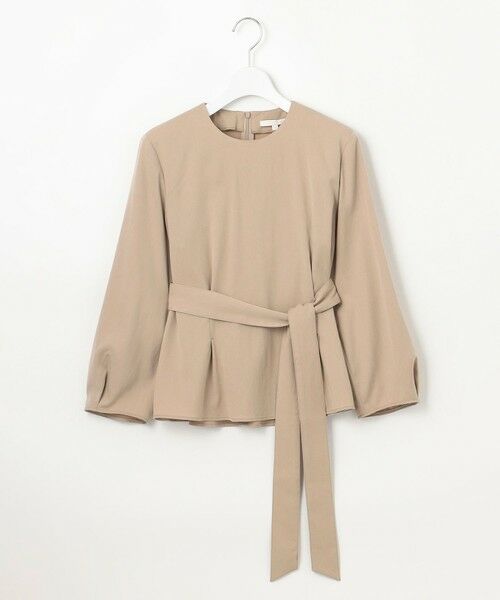 自由区 / ジユウク シャツ・ブラウス | 【セットアップ対応・洗える】ドレープツイルプルオーバー ブラウス | 詳細6