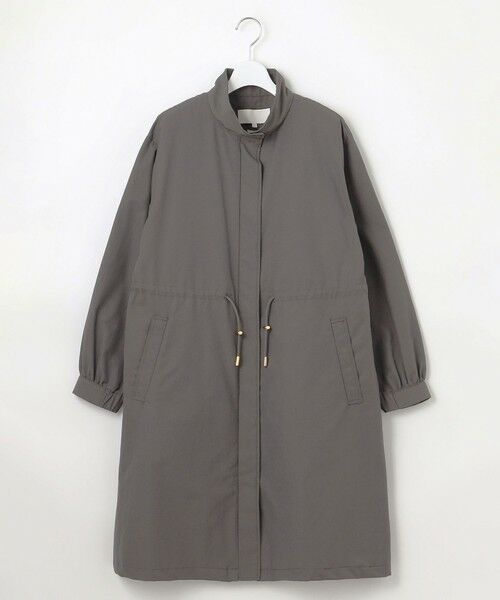 自由区 / ジユウク その他アウター | 【撥水加工・洗える】コットンナイロンタッサーライナー付きスタンドカラー コート | 詳細1