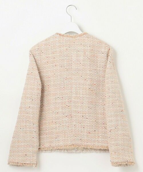 自由区 / ジユウク ノーカラージャケット | GIOLICAファンシーツイード ジャケット | 詳細1