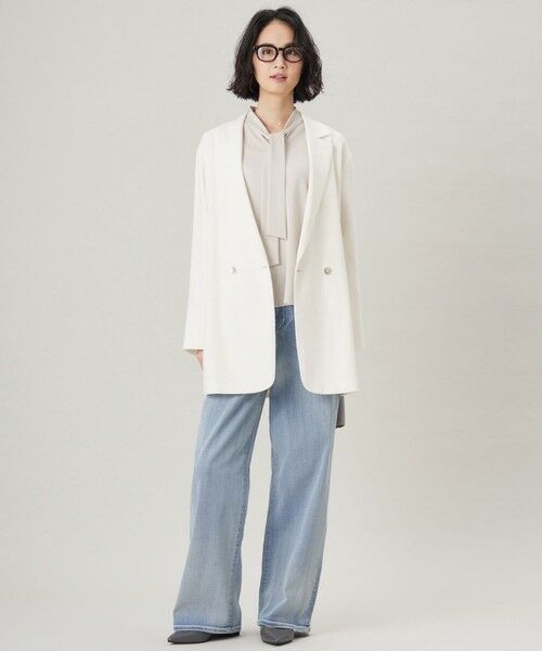 自由区 / ジユウク シャツ・ブラウス | 【洗える】アムンゼンジャージー ブラウス | 詳細14