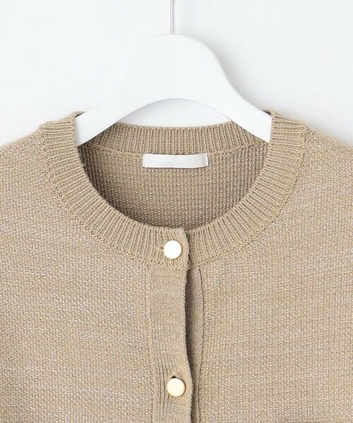 自由区 / ジユウク カーディガン・ボレロ | 【洗える】シャイニーツイードニット アウター | 詳細3