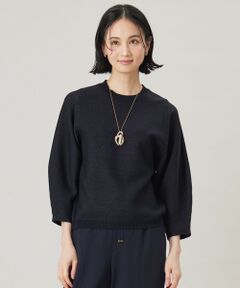 自由区 / ジユウク ニット・セーター | 【洗える】シャイニーツイードプルオーバー ニット