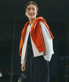 自由区 / ジユウク ニット・セーター | 【洗える】コットンポリミドルゲージ ニット