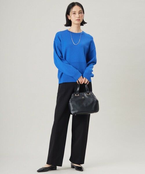 自由区 / ジユウク ニット・セーター | 【洗える】コットンポリミドルゲージ ニット | 詳細8