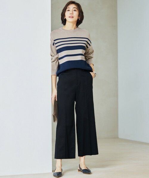 自由区 / ジユウク ニット・セーター | 【洗える】コットンポリミドルゲージ ニット | 詳細15