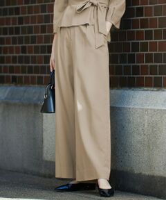 自由区 / ジユウク その他パンツ | 【セットアップ対応・洗える】ドレープツイルワイド パンツ