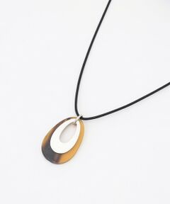 自由区 / ジユウク ネックレス・ペンダント・チョーカー | バッファローオーバルコード ネックレス