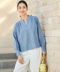 自由区 / ジユウク シャツ・ブラウス | 【洗える】SOMELOSクロップド丈 ブラウス