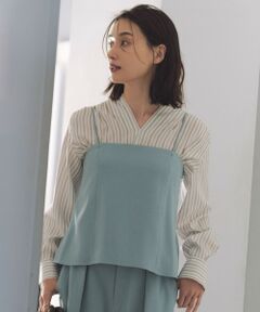 自由区 / ジユウク シャツ・ブラウス | 【洗える】SOMELOSクロップド丈 ブラウス