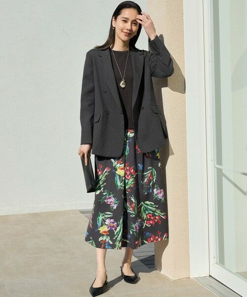 自由区 / ジユウク テーラードジャケット | 【ドラマ「明日はもっと いい日になる」着用】【セットアップ対応・接触冷感・洗える】リネンライクシンセティックテーラード ジャケット | 詳細6